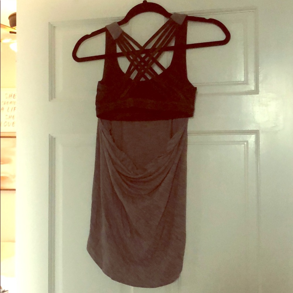 Lululemon 2-in-1 Grey Tank